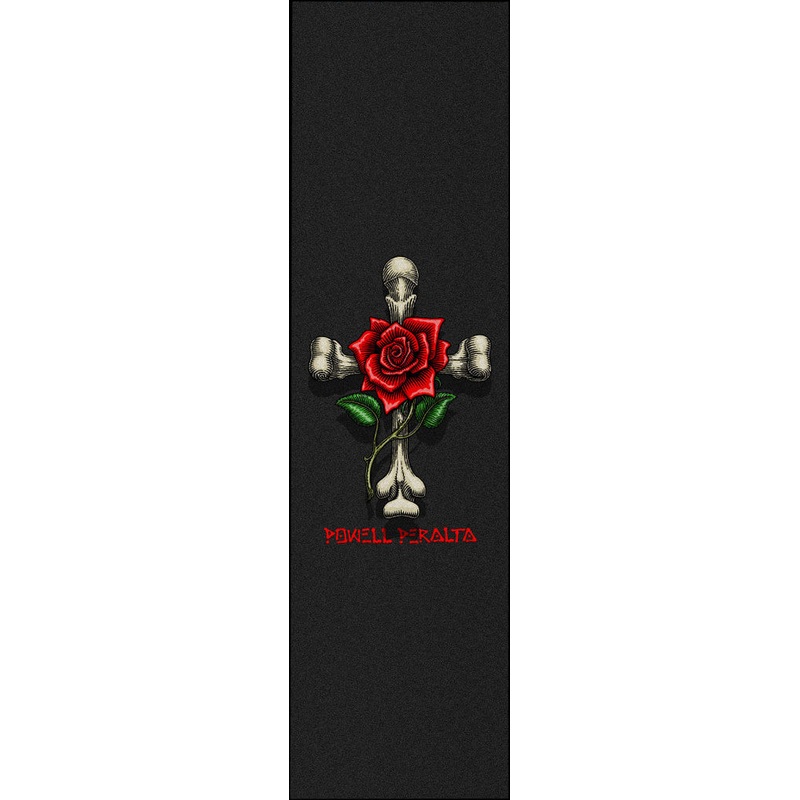 Powell Peralta Rose Cross Black Griptape