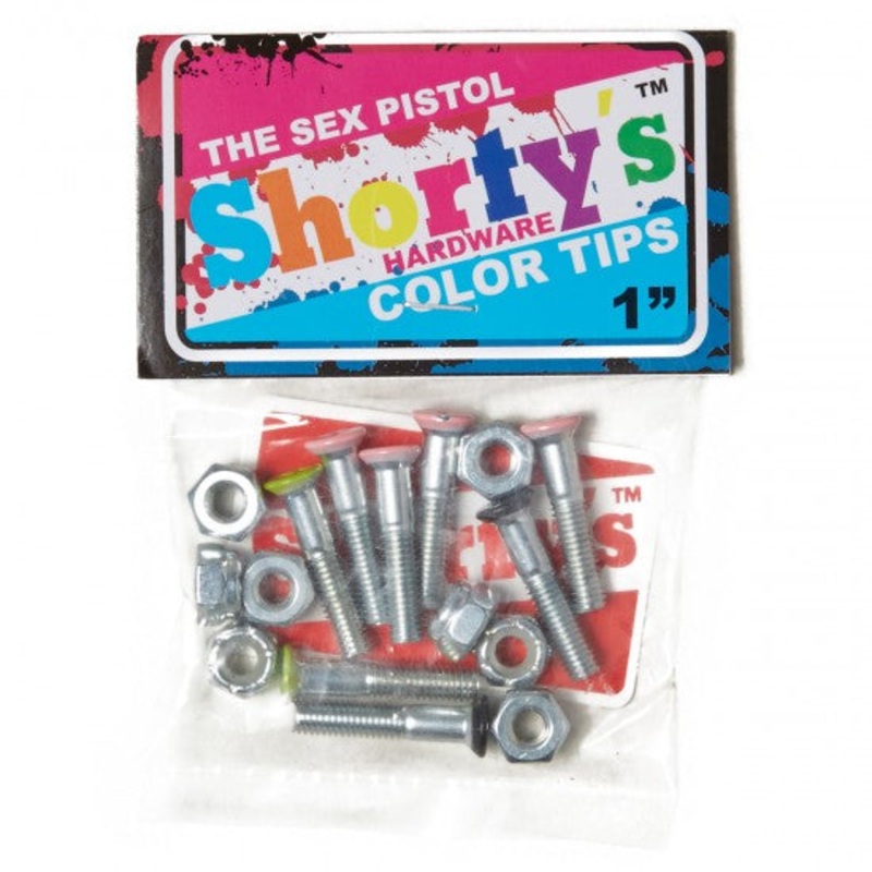 Shorty’s The Sex Pistol Hardware Pink, Green, Black 1″ 1.0″
