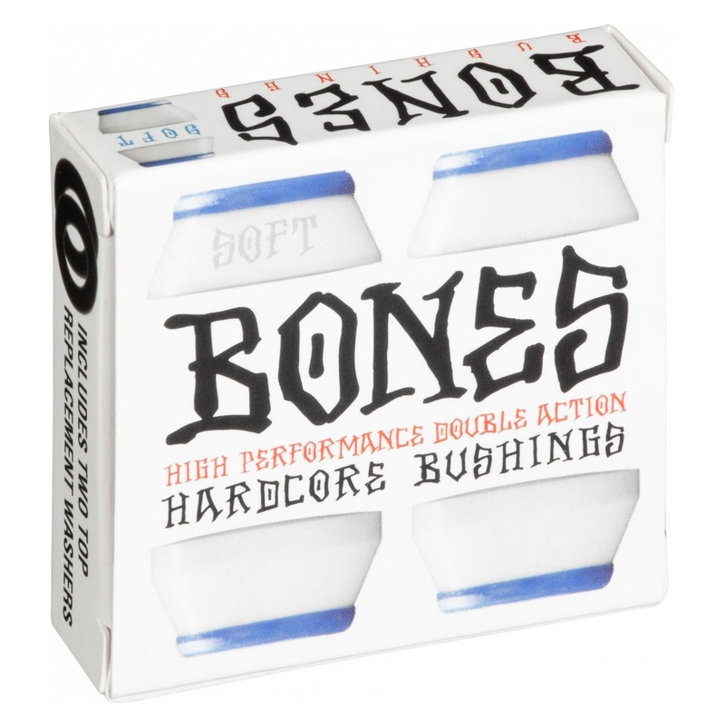 Bones Hardcore Soft Bushings White/Blue 81A