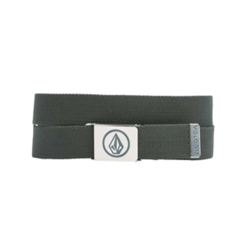 Volcom Circle Web Belt Scarab Green