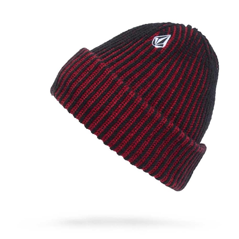 Volcom Full Stone Cuffed Beanie Lifeguard Red