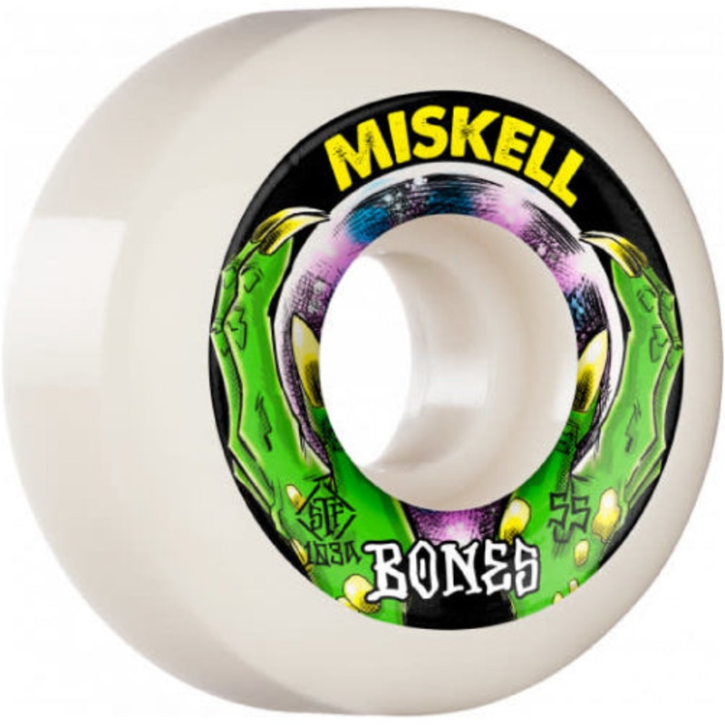 Bones STF Miskell Power V5 Sidecut Wheels 55MM 103A 55mm