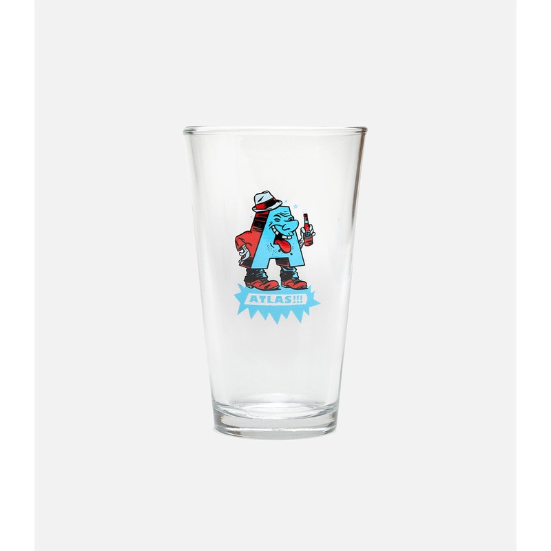 Atlas Special Ways Pint Glass Blue/Red