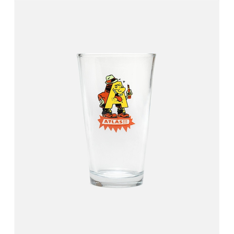 Atlas Special Ways Pint Glass Yellow/Orange
