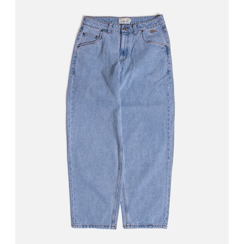 Dime Baggy Denim Pants 28 Blue Washed