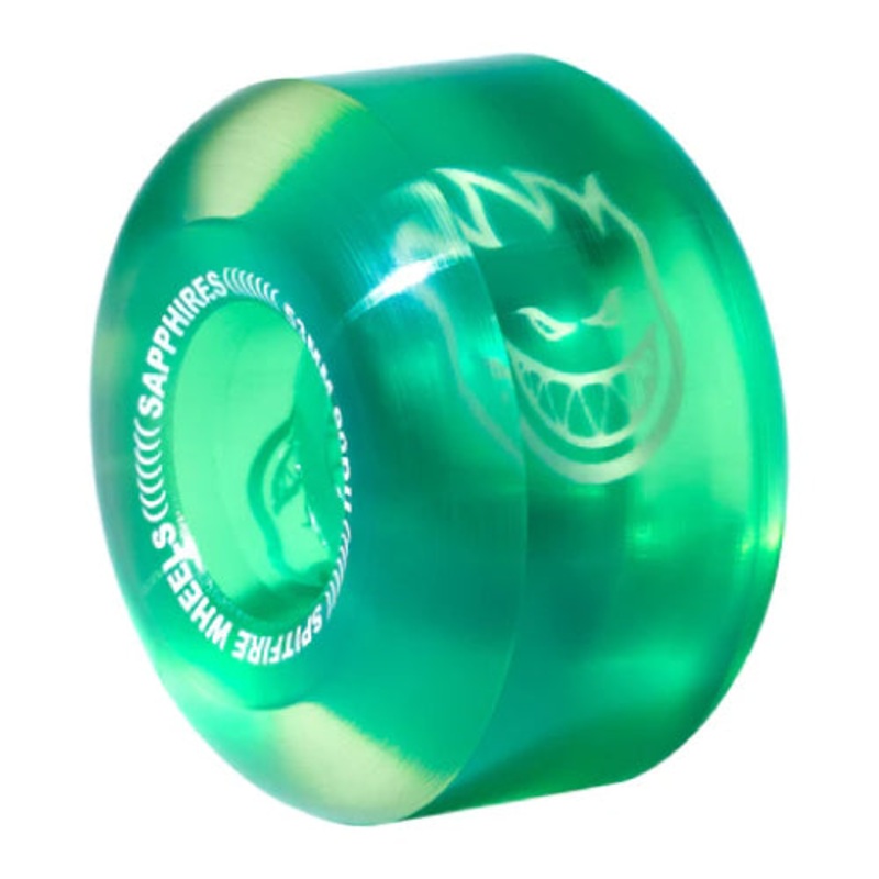Spitfire Sapphires Radial Wheels Clear/Green 53MM 90D 53mm