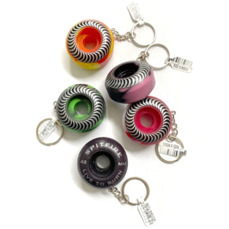 Spitfire Wheel Keychain – Assorted Classic Swirl – Assorted
