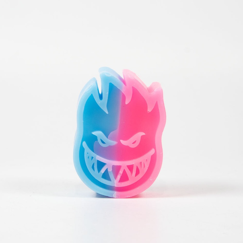 Spitfire – Swirl Bighead Skateboard Wax – Various Colours Red / Yellow