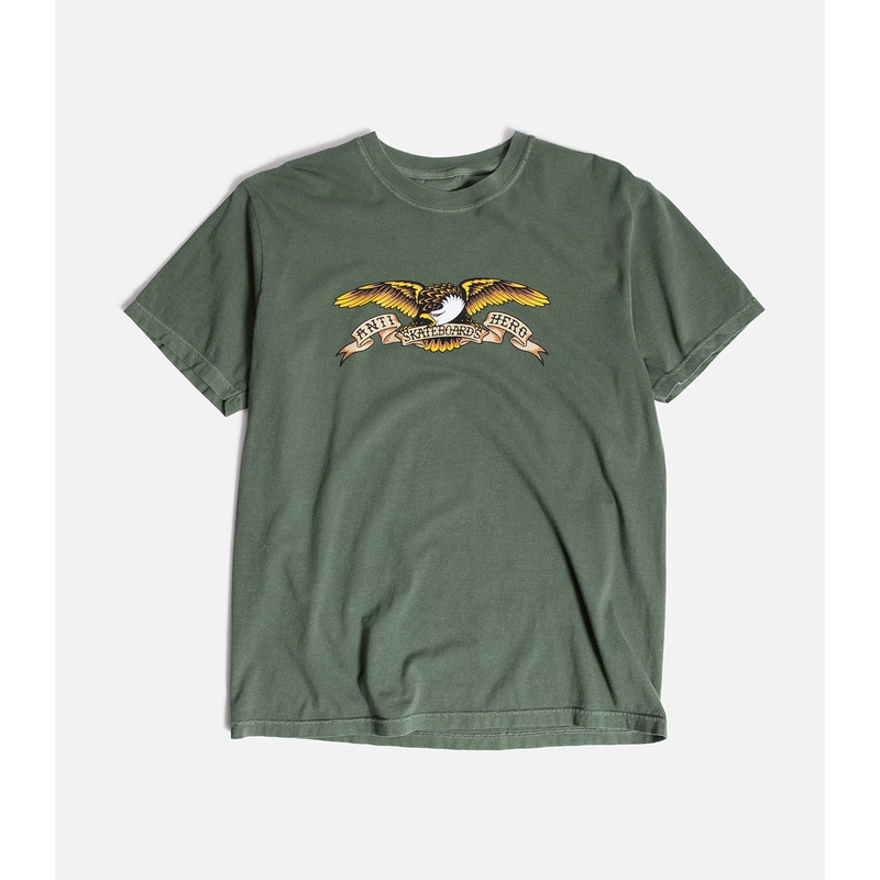 Antihero Eagle Hemp T-Shirt S Hemp/Black/Multi