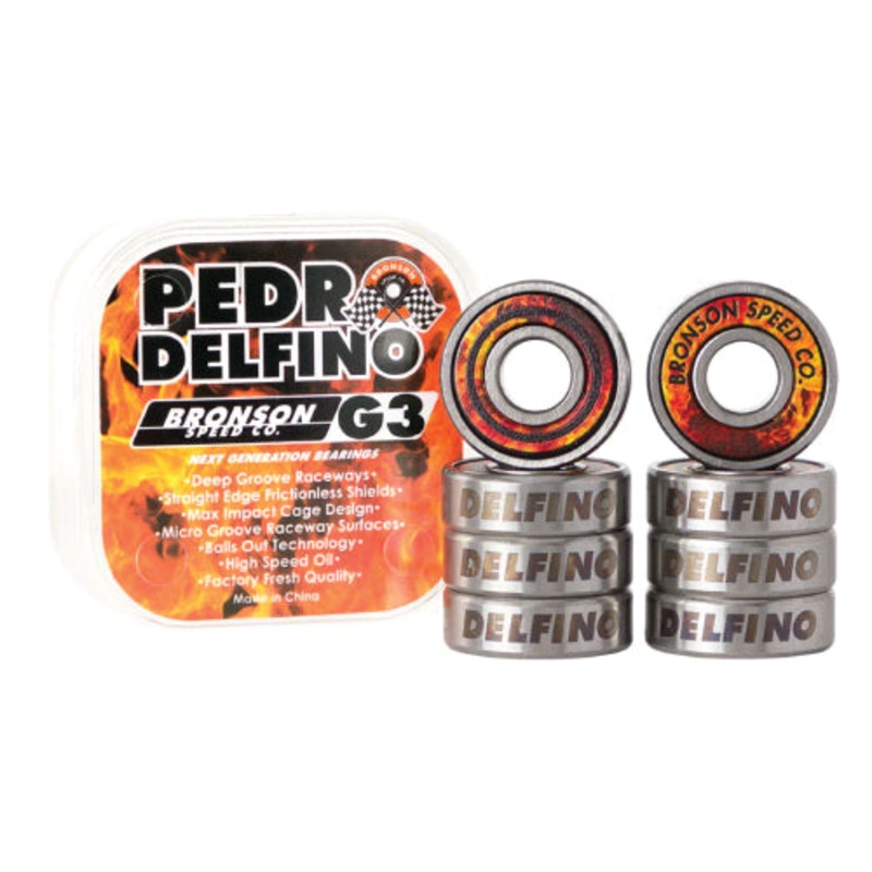 Bronson Pedro Delfino G3 Skateboard Bearings