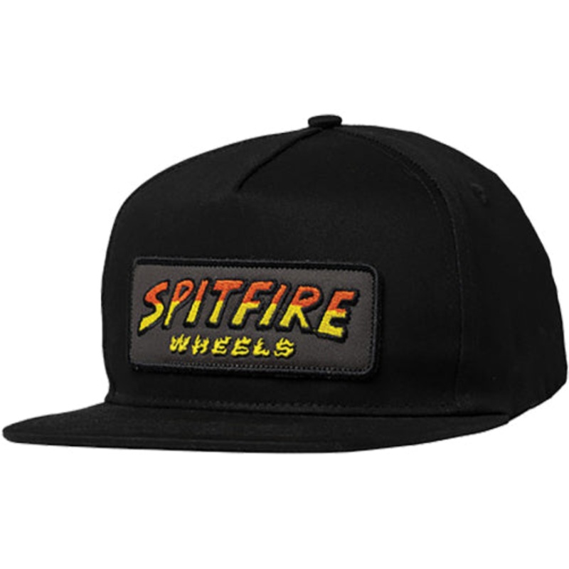 Spitfire Hellhounds Script Patch Snapback Hat – Black OS