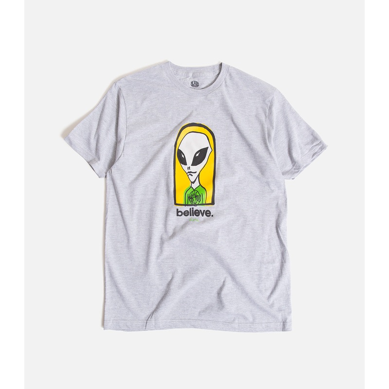Alien Workshop Sammy Believe T-Shirt S Heather Grey