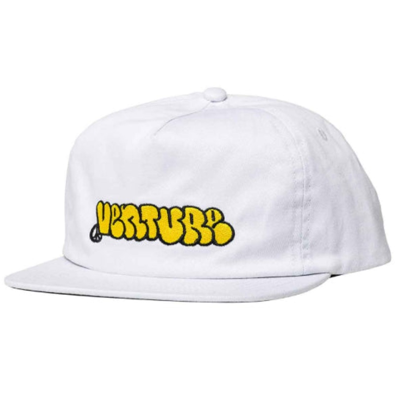 Venture Throw Snapback Hat – White/Yellow OS
