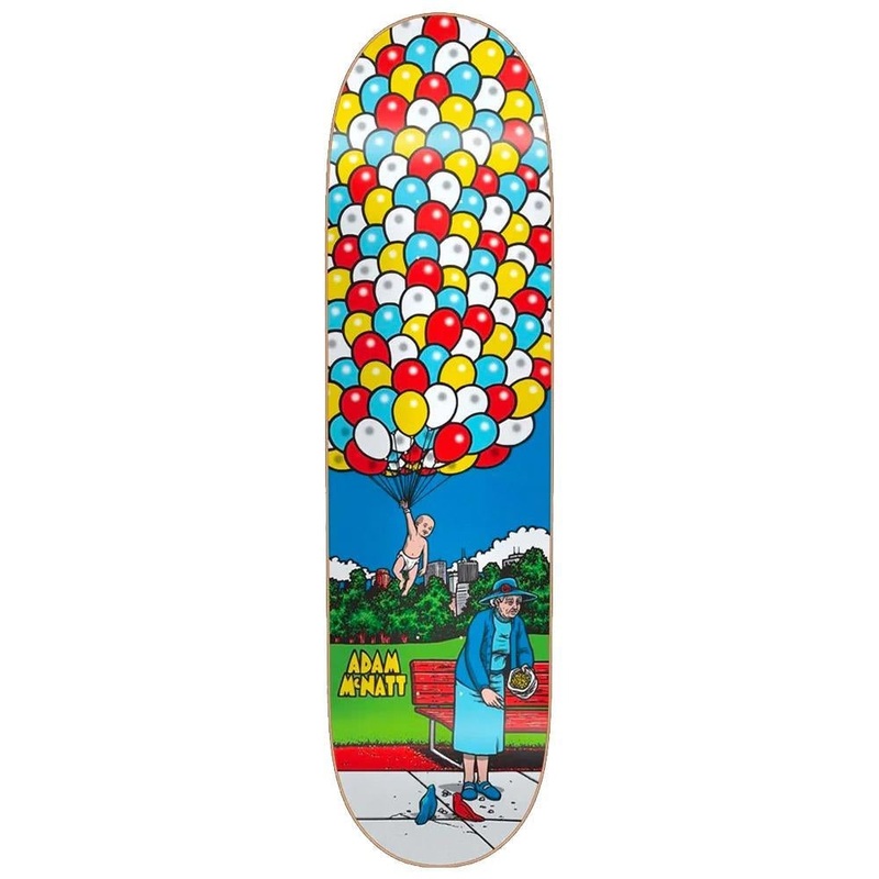 101 McNatt Balloons HT Skateboard Deck Multi 8.5″
