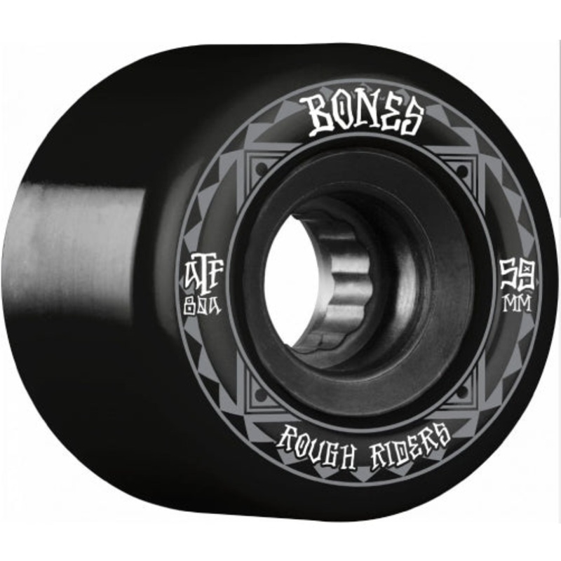 Bones ATF Rough Riders Runners Wheels Black 59MM 80A 59mm