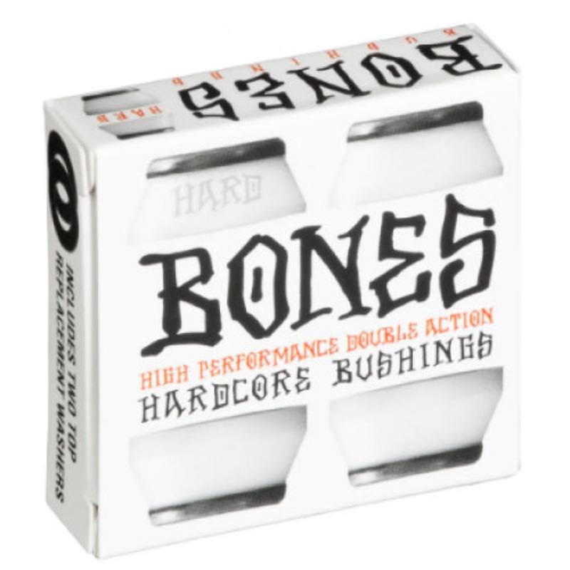 Bones Hardcore Hard Bushings White/Black 96A