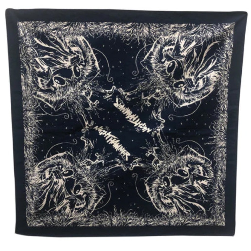 Antihero Grimple Safety Blanket Bandana – Navy/White