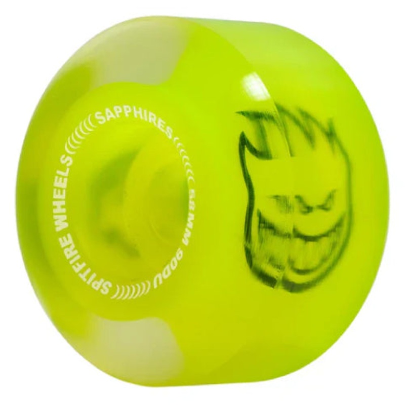 Spitfire Sapphires Conical Full Wheels Neon Yellow 58MM 90D 58mm