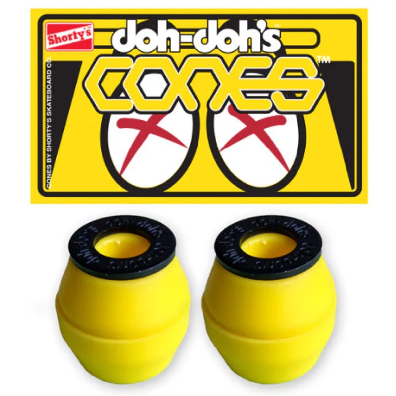 Shorty’s Doh-Doh’s Cones Bushings Yellow 92 Soft