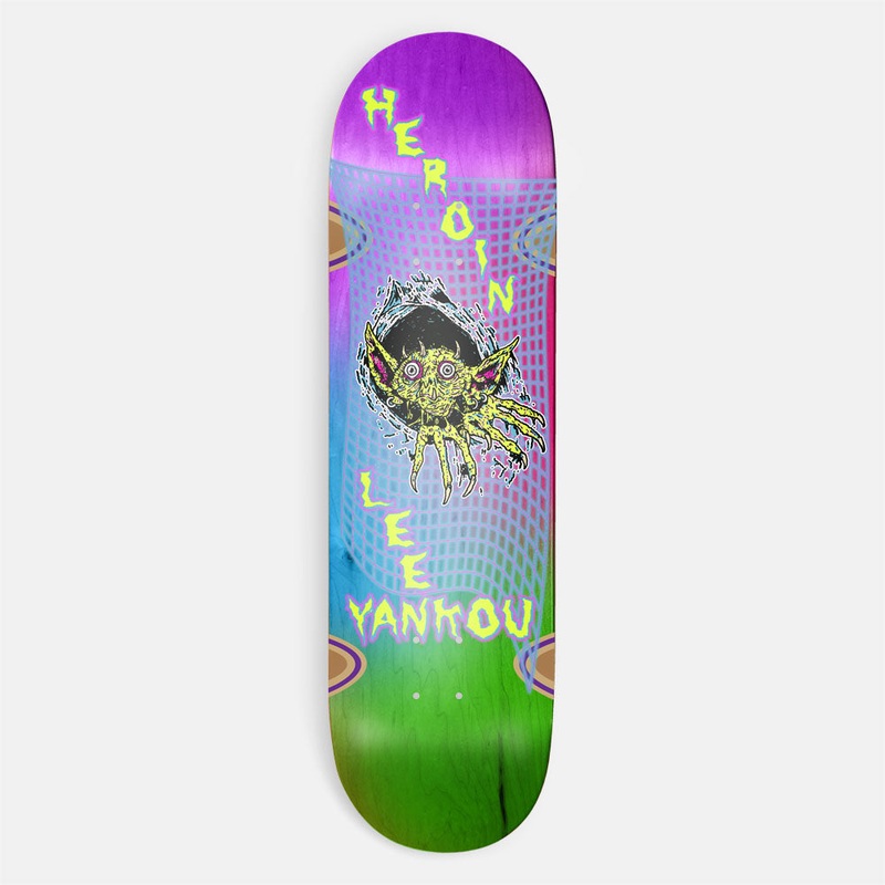 Heroin Skateboards – 8.25″ Lee Yankou Imp Invader Skateboard Deck