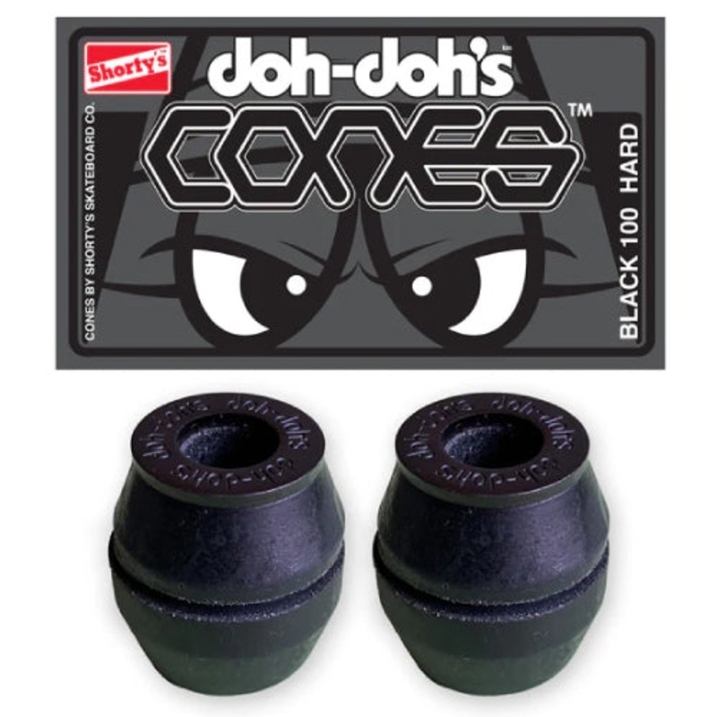 Shorty’s Doh-Doh’s Cones Bushings Black 100 Hard