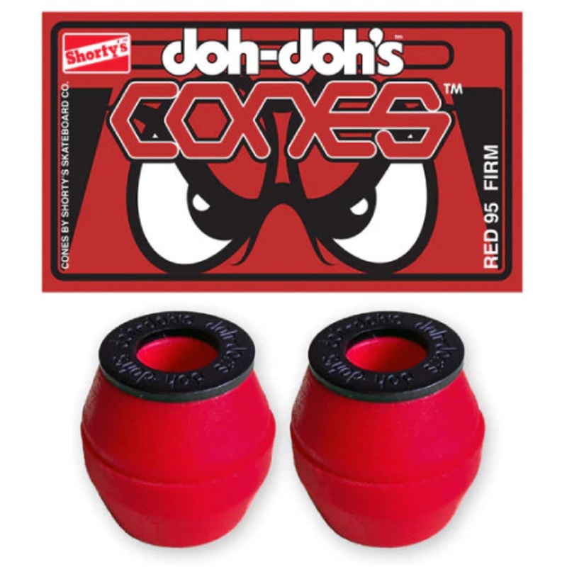 Shorty’s Doh-Doh’s Cones Bushings Red 95 Firm