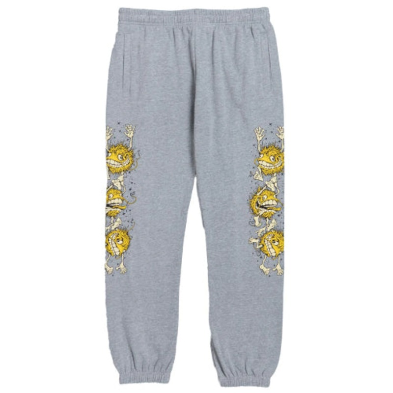 Antihero GrimpleStack Sweatpants – Grey Heather M