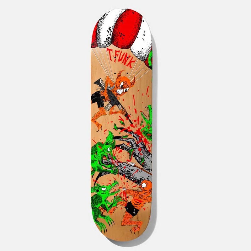 Baker Skateboards – 8.5″ Tristan ‘T-Funk’ Funkhouser Toxic Rats Neckface Skateboard Deck