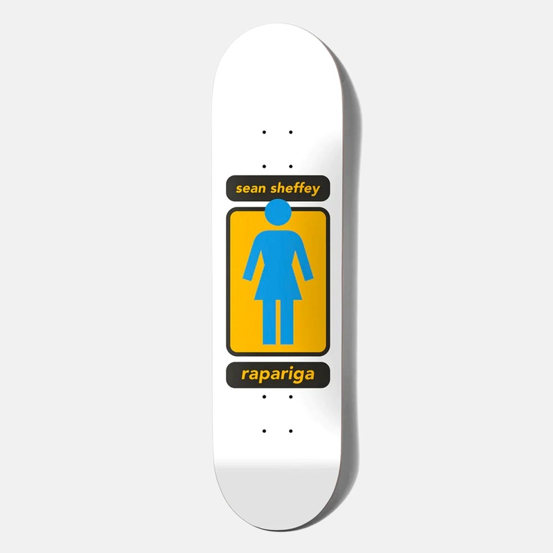 Girl Skateboards – 7.5″ Sean Sheffey 93 Til Skateboard Deck – White