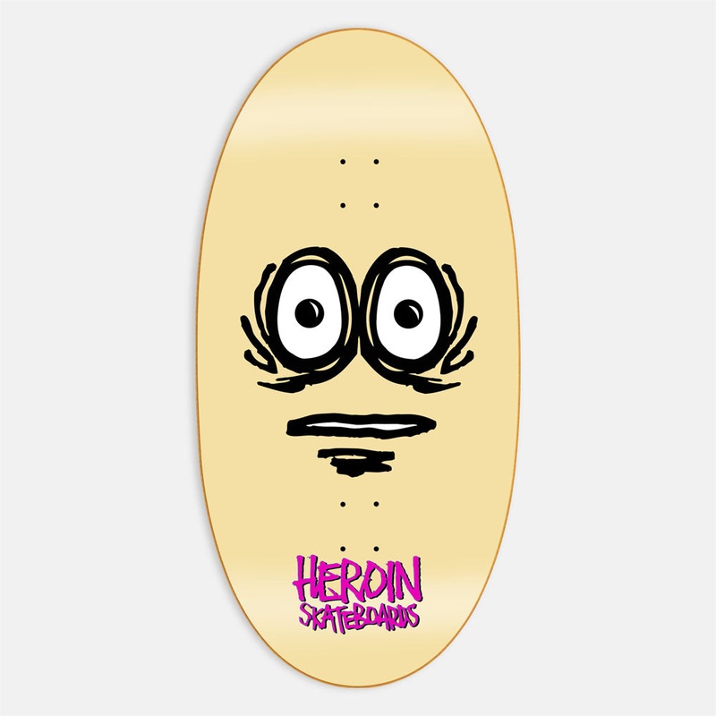 Heroin Skateboards – 14.25″ Eggzilla Skateboard Deck