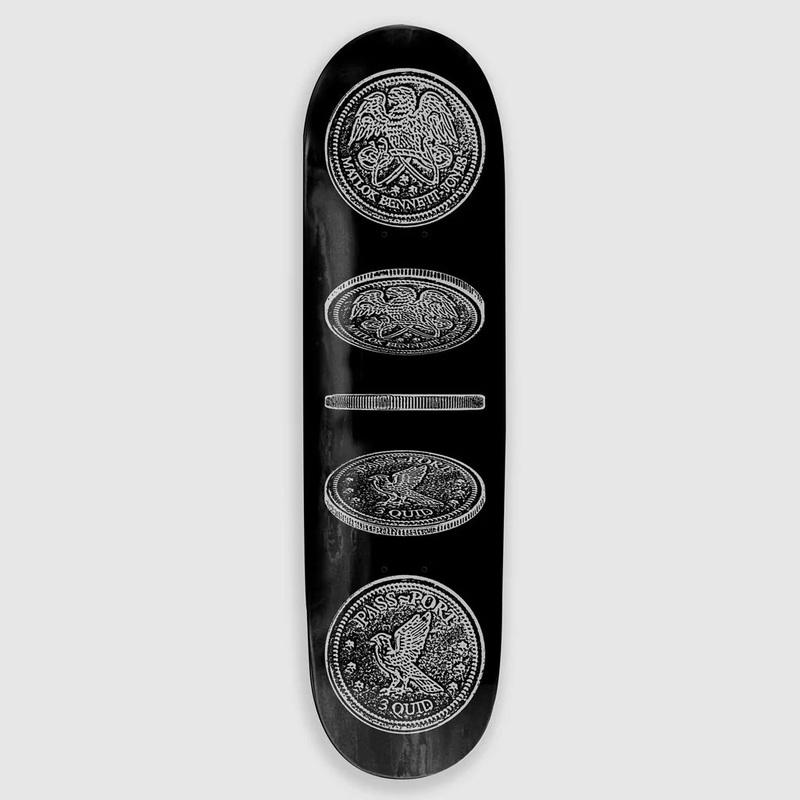 Pass Port Skateboards – 8.38″ Matlok Bennett-Jones Coin Skateboard Deck