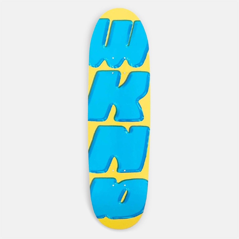 WKND Skateboards – 8.375″ Look Out WKND Skateboard Deck – Yellow