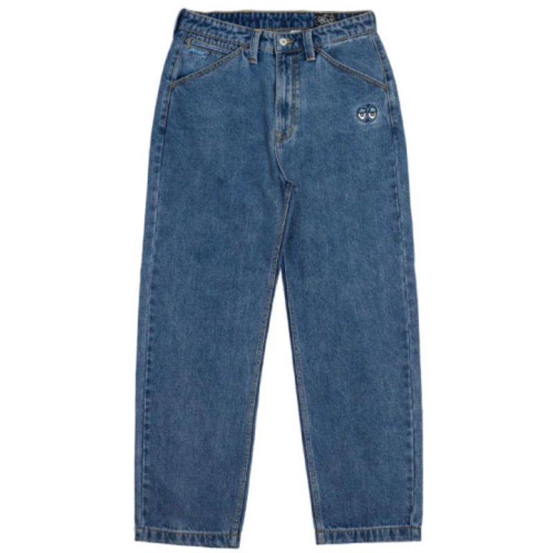 Krooked Blue Eyes Denim Twill Pant – Blue S