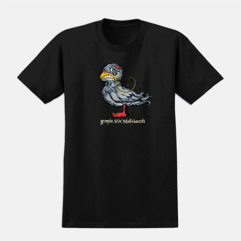 Anti Hero Skateboards – Grimple Pigeon T-Shirt – Black / Multi Small