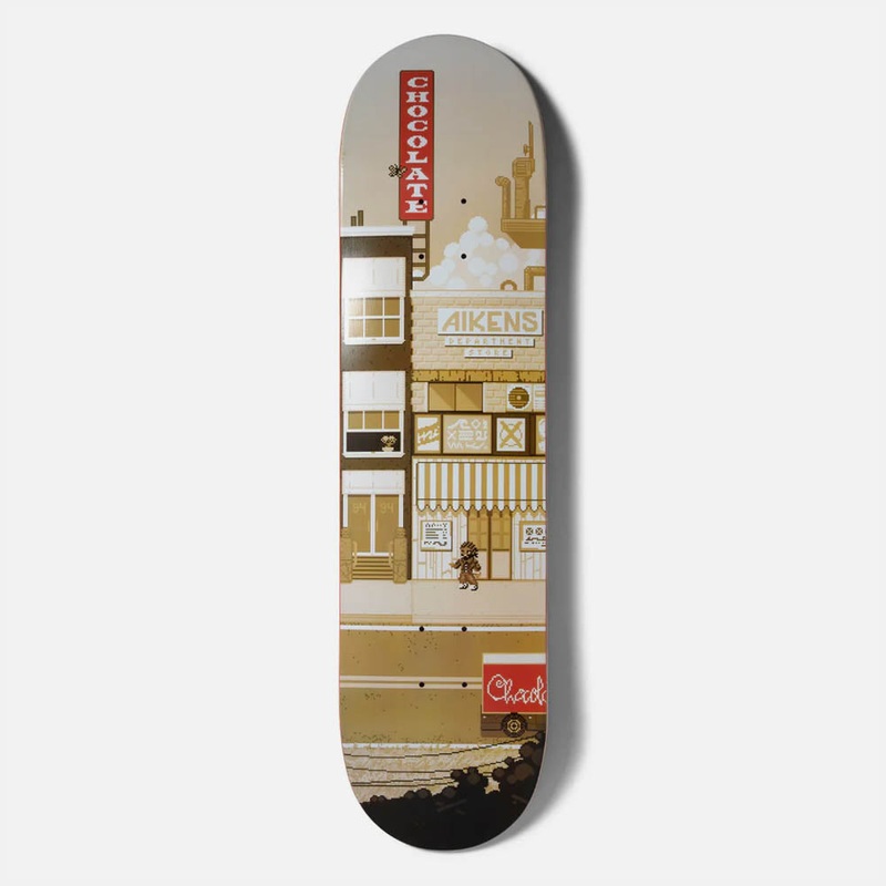 Chocolate Skateboards – 8.0″ Carl Aikens Pixel City Skateboard Deck