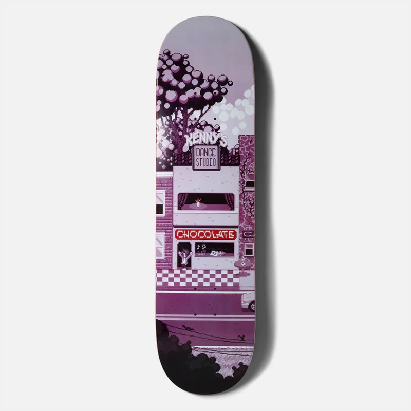 Chocolate Skateboards – 8.25″ Kenny Anderson Pixel City Twin Tip Skateboard Deck