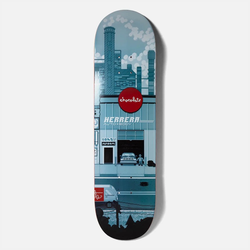 Chocolate Skateboards – 8.5″ Erik Herrera Pixel City Skateboard Deck