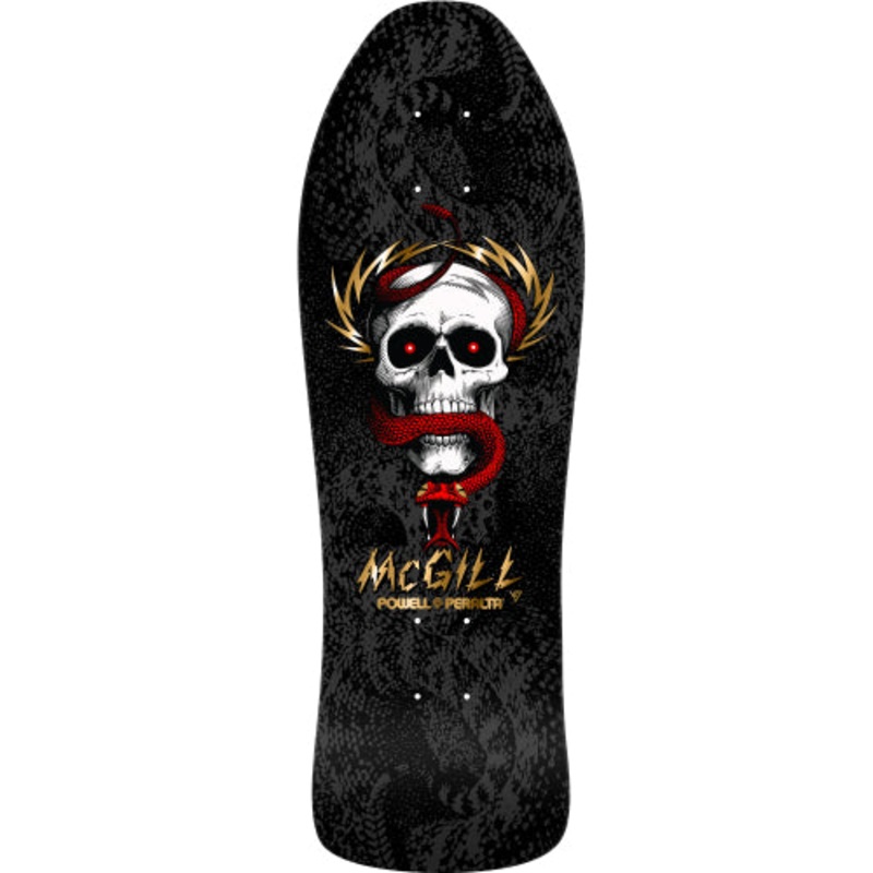 *LIMITED* Powell Peralta Bones Brigade Series 16 MIKE MCGILL Black/Gold Foil Deck 10″ 10.0″