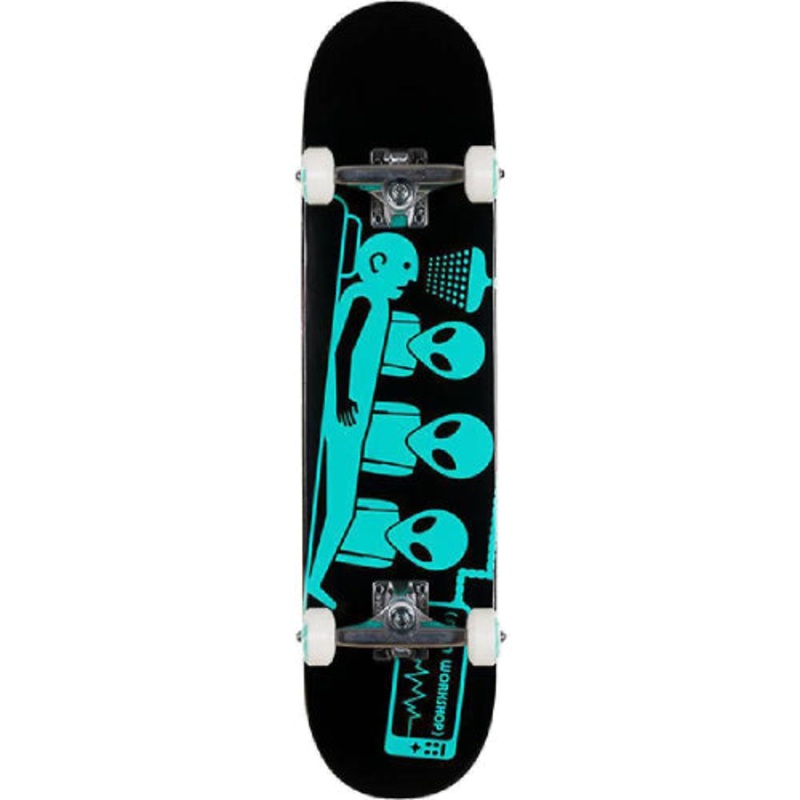 Alien Workshop Abduction Complete Skateboard Black/Teal 7.5″ 7.5″