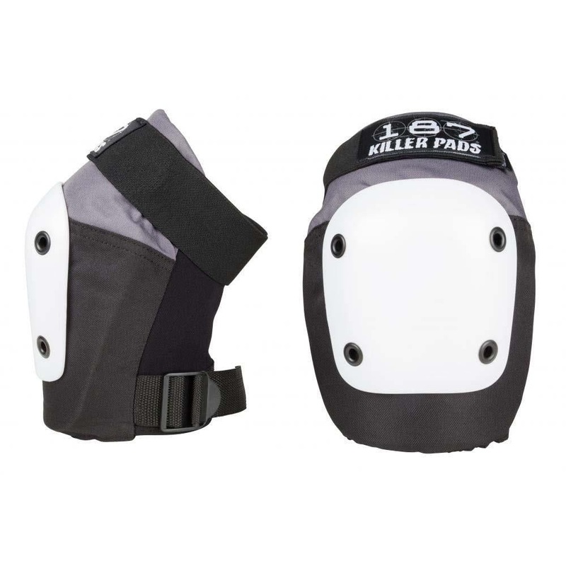 187 Killer Pads Fly Knee Grey Black White ADULT X-SMALL