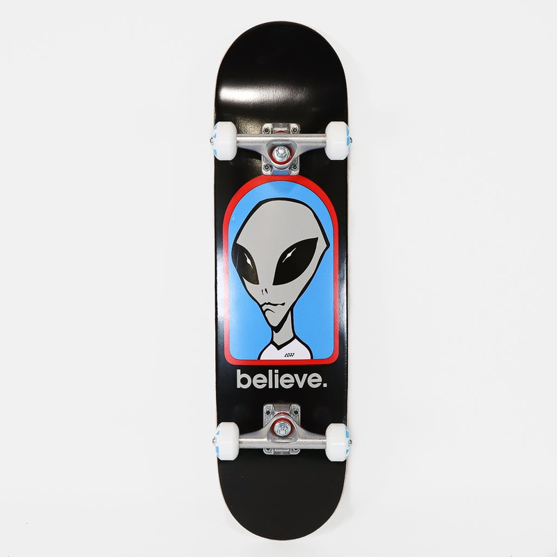 Alien Workshop – 7.75″ Believe Complete Skateboard – Black