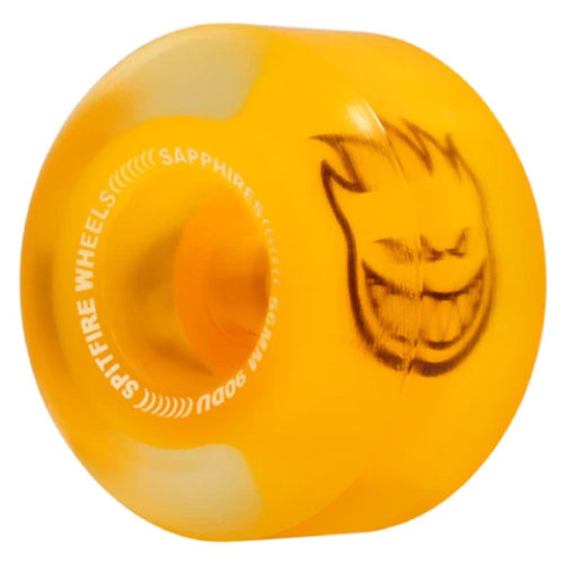Spitfire Sapphires Conical Full Wheels Neon Orange 56MM 90D 56mm