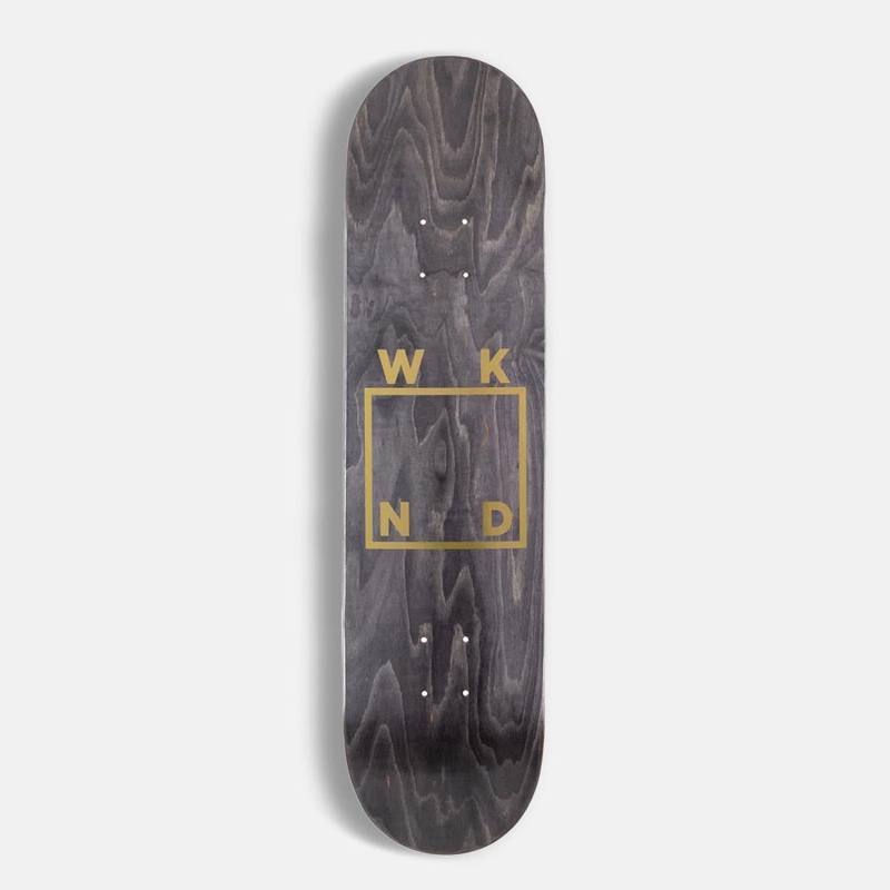 WKND Skateboards – 8.0″ Gold Logo Skateboard Deck