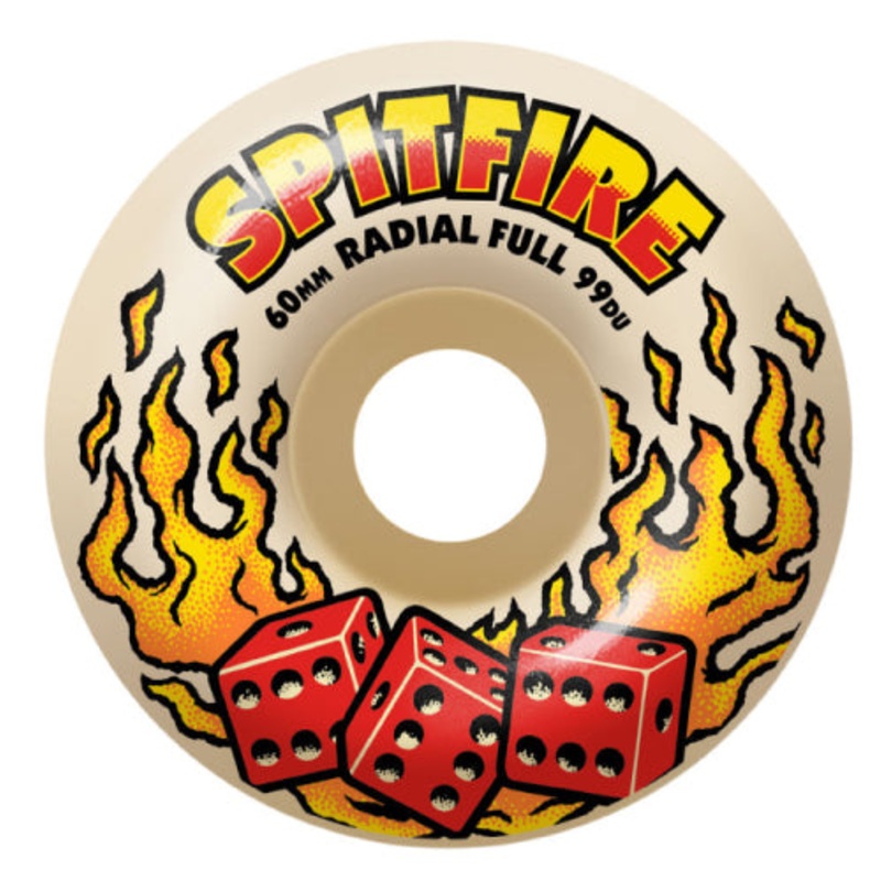 Spitfire F4 Radial Full Hot Hand Wheels Natural 60MM 99D 60mm