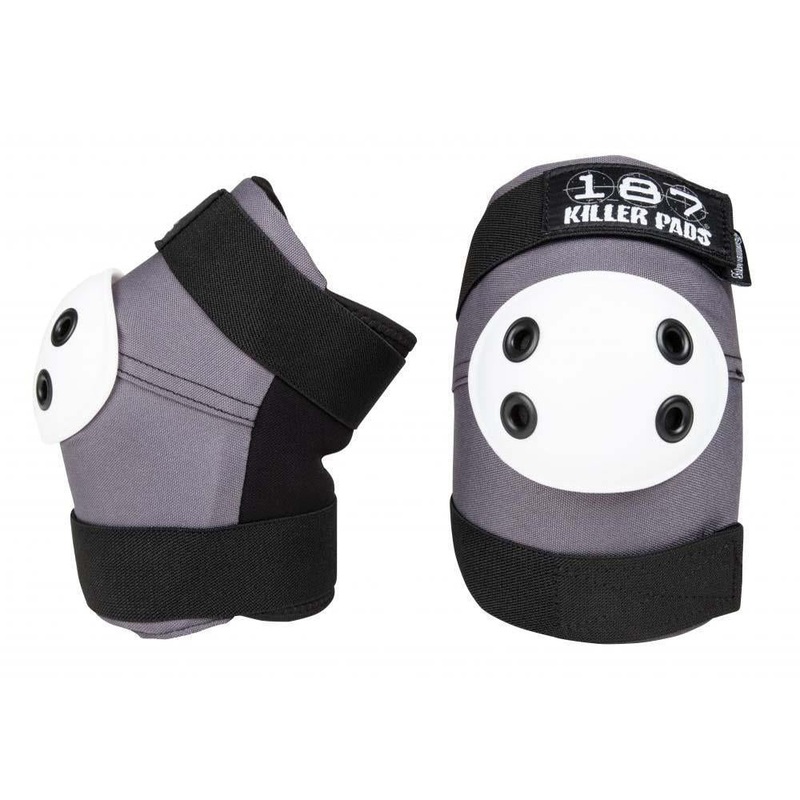 187 Killer Pads Elbow Pad Grey Black White ADULT SMALL