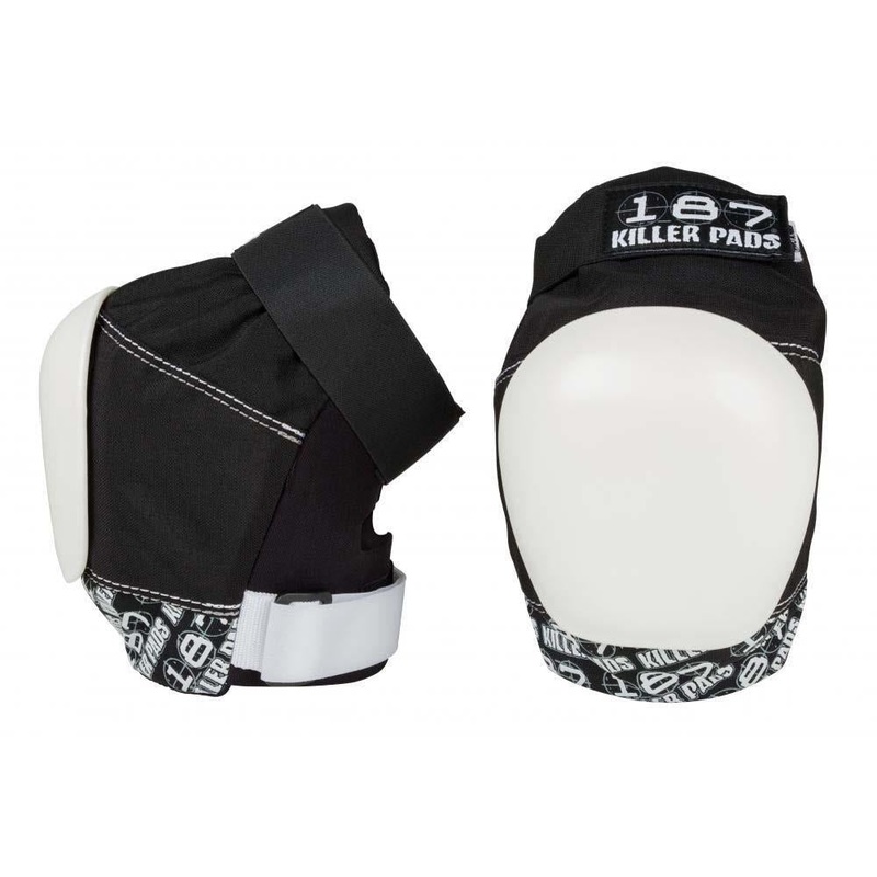 187 Killer Pads Pro Knee Black White JUNIOR