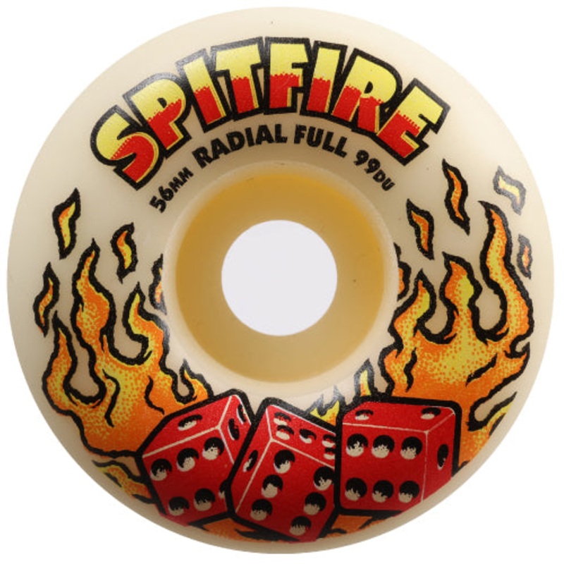 Spitfire F4 Radial Full Hot Hand Wheels Natural 56MM 99D 56mm