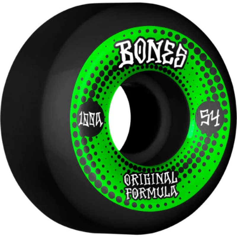 Bones OG Formula V5 Sidecut Wheels Black 54MM 100A 54mm
