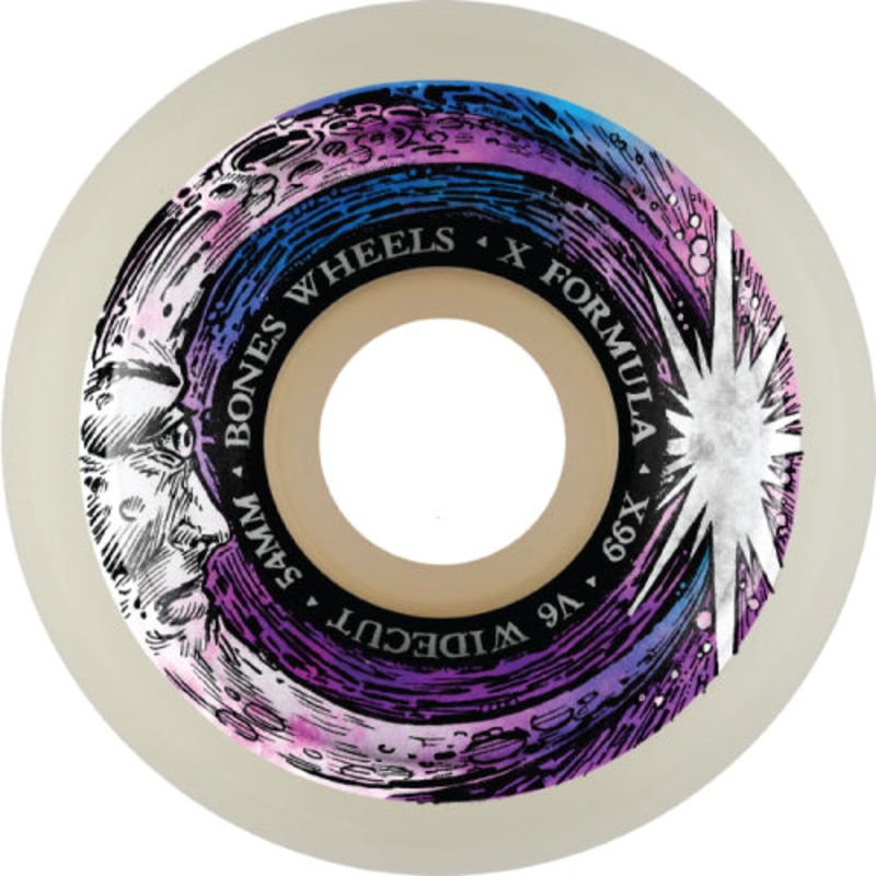 Bones X-Formula V6 Wide-cut Moon Beam Wheels 54MM 99A 54mm