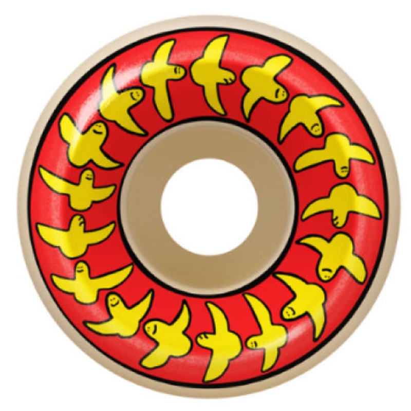 Spitfire F4 Conical Full Mark Gonzales Birds Wheels Red/Yellow/Natural 54MM 99D 54mm